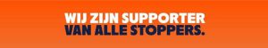 Footer met tekst: wij zijn supporter van alle stoppers.
