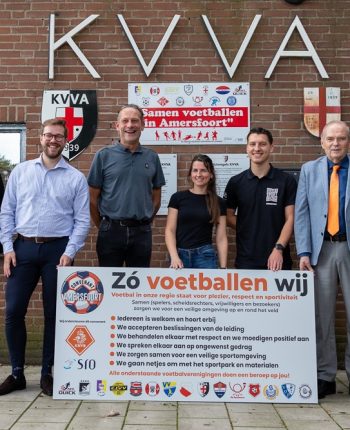 Zó voetballen wij in Amersfoort - foto gedragsconvenant
