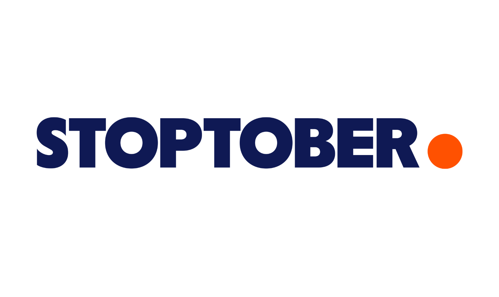 Logo stoptober in rechthoek