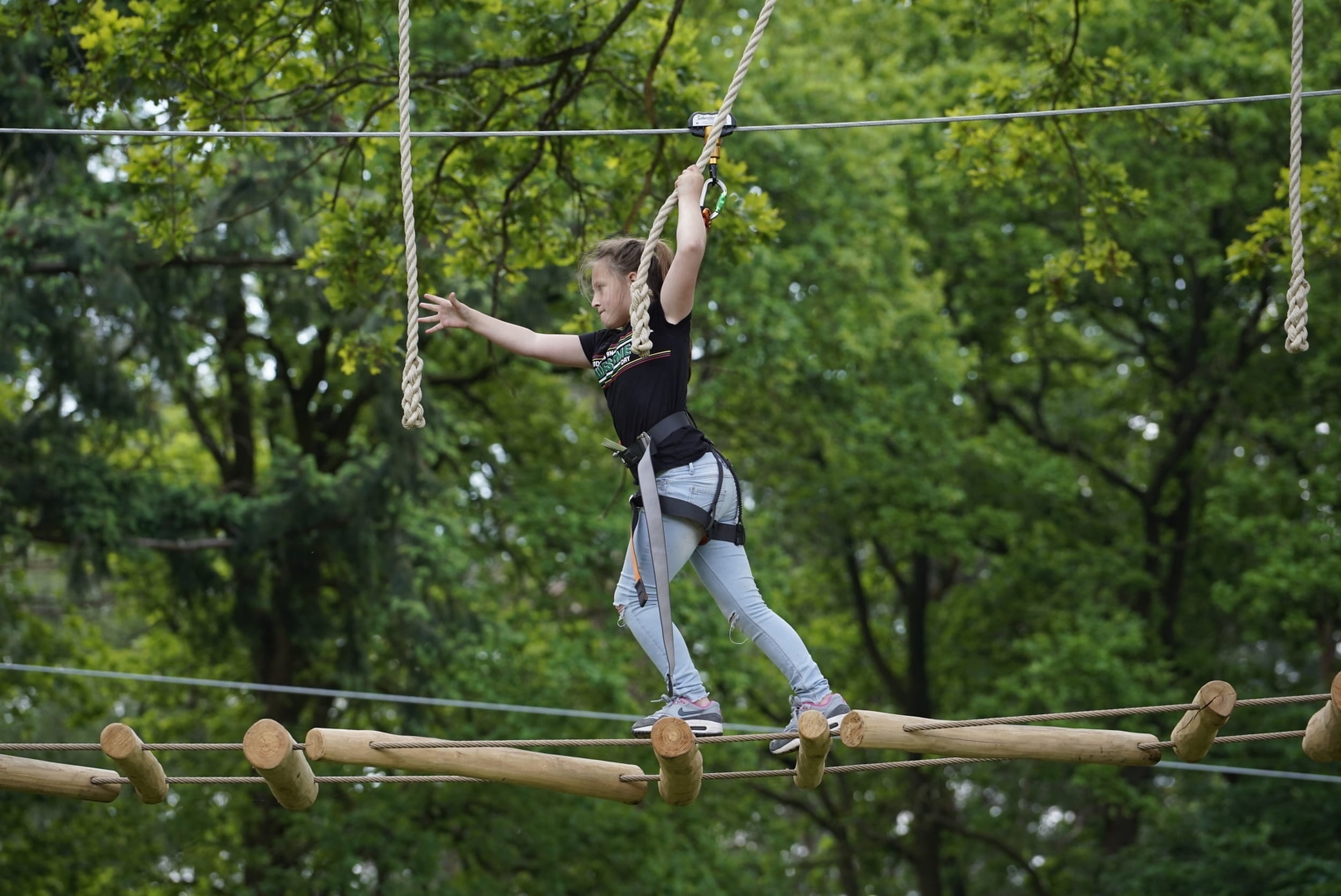 Klimmen bij Klimbos Zeist - Klimbos Zeist