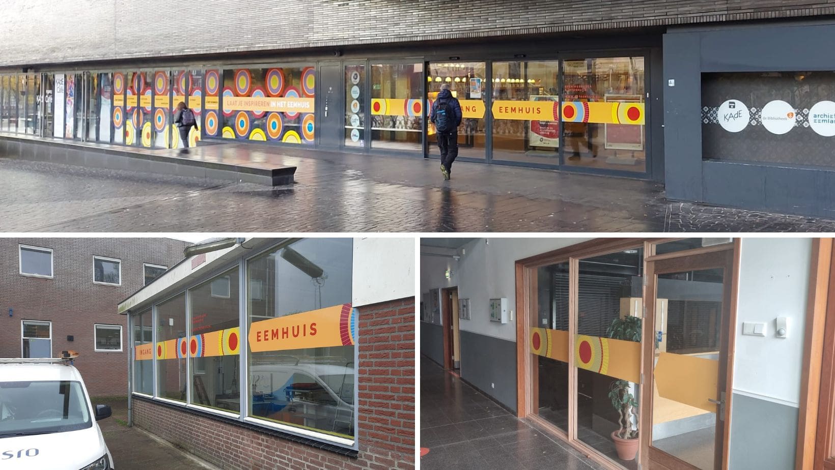 Ramen eemhuis. raam projectgebouw en raam de Brink